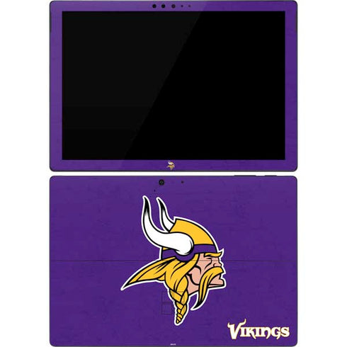 NFL Minnesota Vikings Distressed Surface Pro 7 Skin