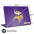 NFL Minnesota Vikings Distressed Universal Laptop 14in (11.4 x 8.2in) Skin