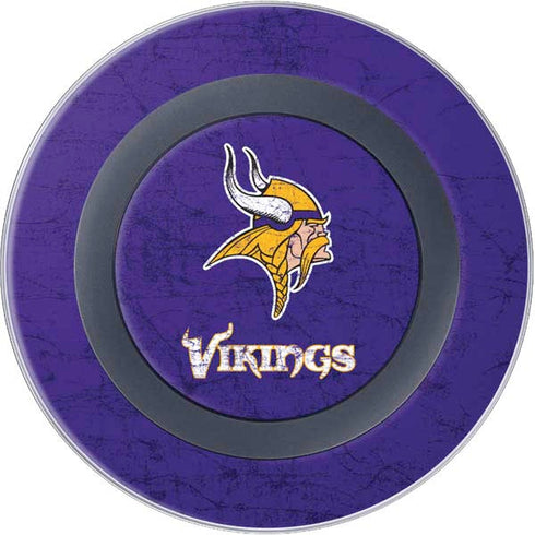NFL Minnesota Vikings Distressed Wireless Charger Skin
