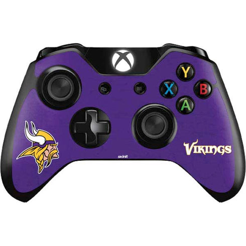 NFL Minnesota Vikings Distressed Xbox One Controller Skin
