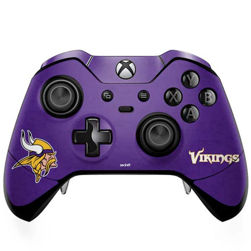NFL Minnesota Vikings Distressed Xbox One Elite Controller Skin