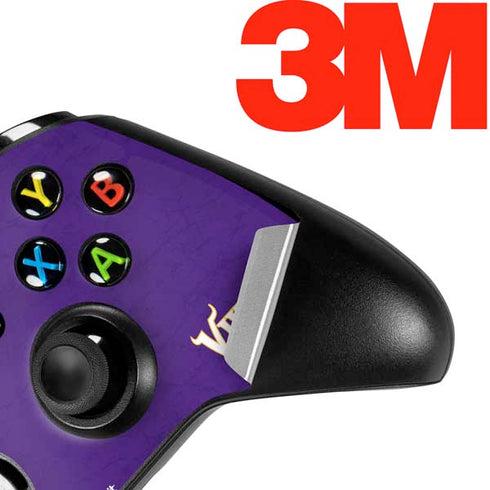 NFL Minnesota Vikings Distressed Xbox One X Controller Skin