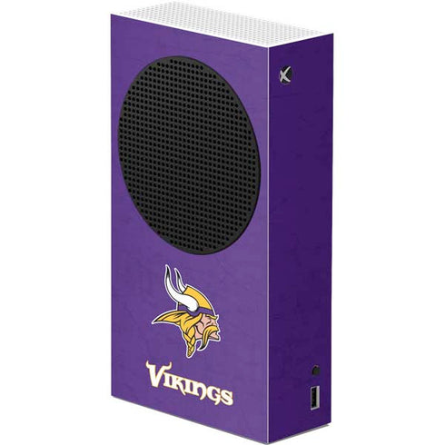 NFL Minnesota Vikings Distressed Xbox Series S Console Skin