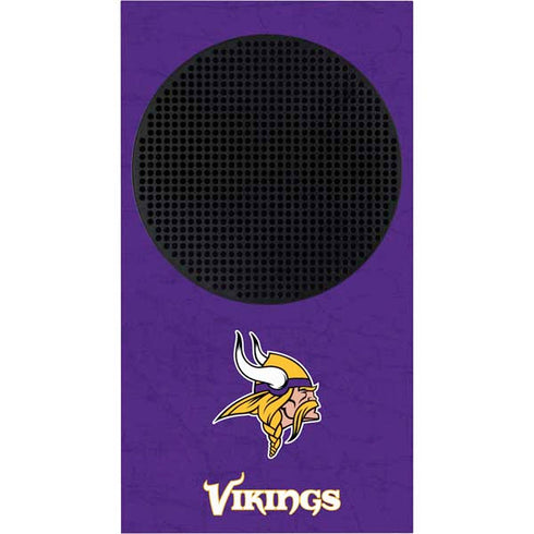 NFL Minnesota Vikings Distressed Xbox Series S Console Skin