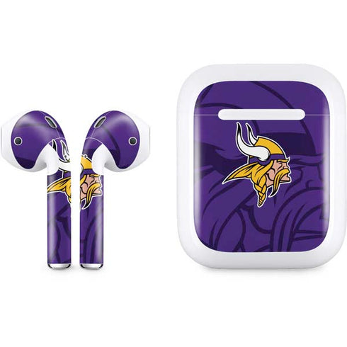 NFL Minnesota Vikings Double Vision Apple AirPods Skin