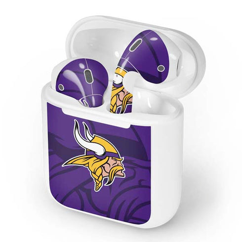 NFL Minnesota Vikings Double Vision Apple AirPods Skin