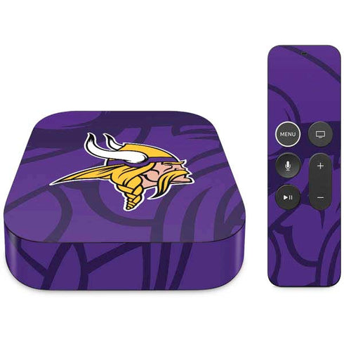 NFL Minnesota Vikings Double Vision Apple TV Skin