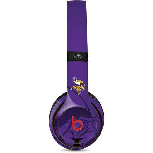 NFL Minnesota Vikings Double Vision Beats Solo 2 Wireless Skin
