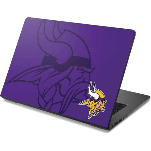 NFL Minnesota Vikings Double Vision Dell Chromebook Skin