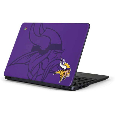 NFL Minnesota Vikings Double Vision Samsung Chromebook Skin