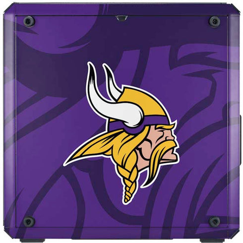 NFL Minnesota Vikings Double Vision Cooler Master MasterBox Q300L Mini Tower Skin