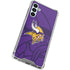 NFL Minnesota Vikings Double Vision Galaxy A13 5G Clear Case