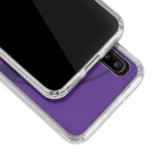 NFL Minnesota Vikings Double Vision Galaxy A30 Clear Case