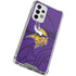 NFL Minnesota Vikings Double Vision Galaxy A33 5G Clear Case