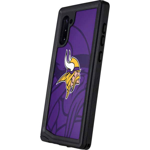 NFL Minnesota Vikings Double Vision Galaxy Note 10 Waterproof Case