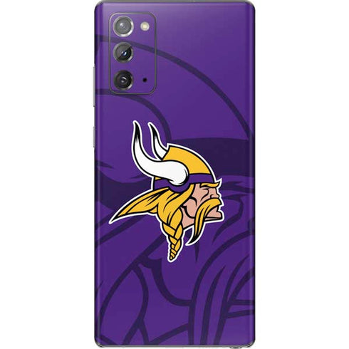 NFL Minnesota Vikings Double Vision Galaxy Note20 5G Skin