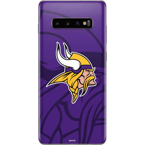 NFL Minnesota Vikings Double Vision Galaxy S10 Plus Skin