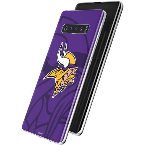 NFL Minnesota Vikings Double Vision Galaxy S10 Plus Skin