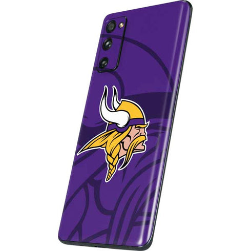 NFL Minnesota Vikings Double Vision Galaxy S20 Fan Edition Skin