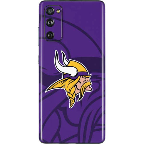 NFL Minnesota Vikings Double Vision Galaxy S20 Fan Edition Skin