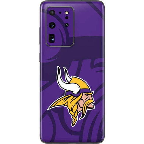 NFL Minnesota Vikings Double Vision Galaxy S20 Ultra 5G Skin