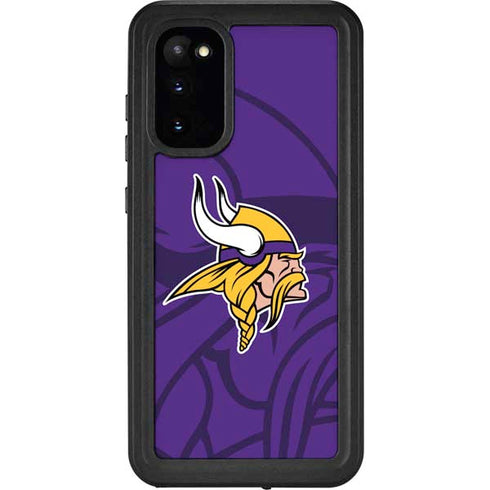 NFL Minnesota Vikings Double Vision Galaxy S20 Waterproof Case
