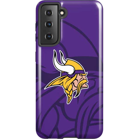 NFL Minnesota Vikings Double Vision Galaxy S21 5G Pro Case