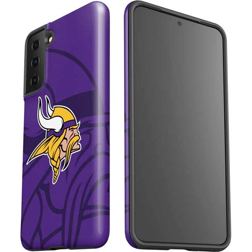 NFL Minnesota Vikings Double Vision Galaxy S21 FE Pro Case