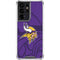 NFL Minnesota Vikings Double Vision Galaxy S21 Ultra 5G Clear Case