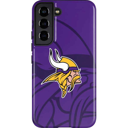 NFL Minnesota Vikings Double Vision Galaxy S22 Pro Case