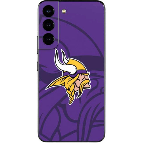 NFL Minnesota Vikings Double Vision Galaxy S22 Skin