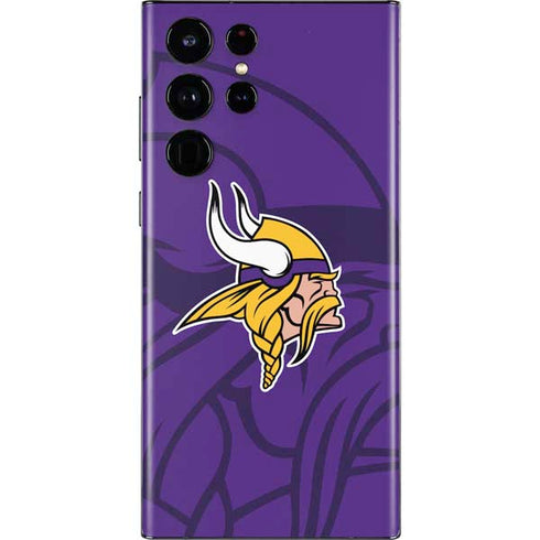 NFL Minnesota Vikings Double Vision Galaxy S22 Ultra Skin