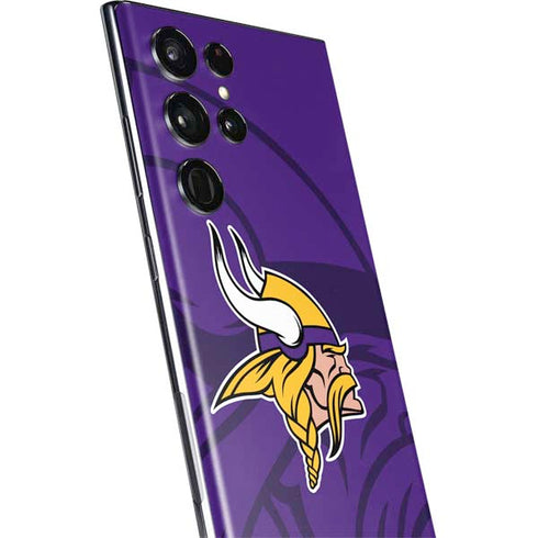 NFL Minnesota Vikings Double Vision Galaxy S22 Ultra Skin