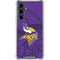 NFL Minnesota Vikings Double Vision Galaxy S23 FE Clear Case