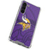 NFL Minnesota Vikings Double Vision Galaxy S23 Plus Clear Case
