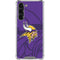 NFL Minnesota Vikings Double Vision Galaxy S23 Plus Clear Case