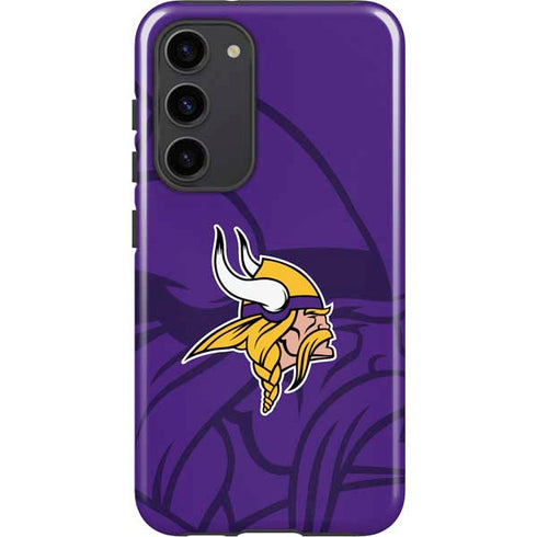 NFL Minnesota Vikings Double Vision Galaxy S23 Plus Pro Case