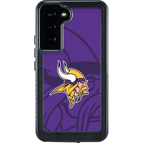NFL Minnesota Vikings Double Vision Galaxy S23 Plus Waterproof Case