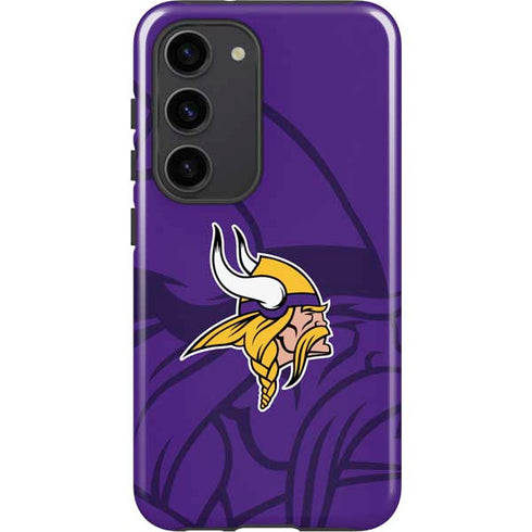 NFL Minnesota Vikings Double Vision Galaxy S23 Pro Case