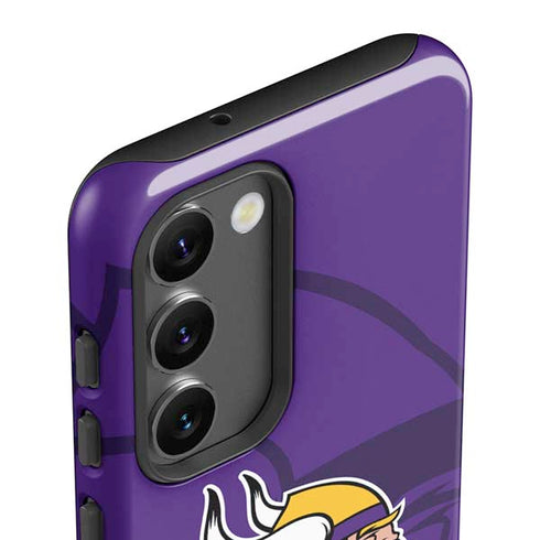 NFL Minnesota Vikings Double Vision Galaxy S23 Pro Case