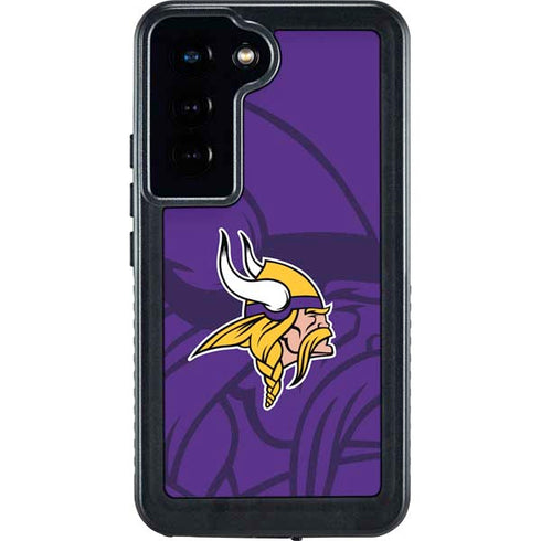 NFL Minnesota Vikings Double Vision Galaxy S23 Waterproof Case