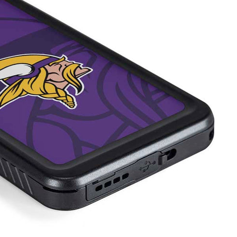 NFL Minnesota Vikings Double Vision Galaxy S23 Waterproof Case