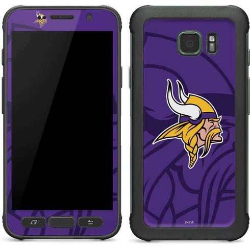 NFL Minnesota Vikings Double Vision Galaxy S7 Active Skin