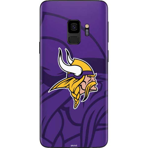 NFL Minnesota Vikings Double Vision Galaxy S9 Skin