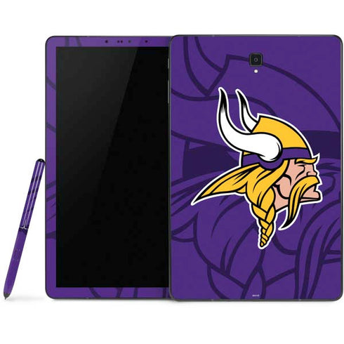 NFL Minnesota Vikings Double Vision Samsung Galaxy Tab Skin