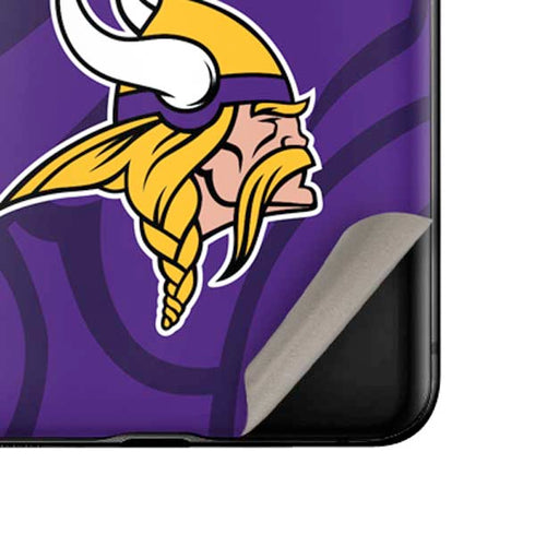 NFL Minnesota Vikings Double Vision Galaxy Z Flip Skin