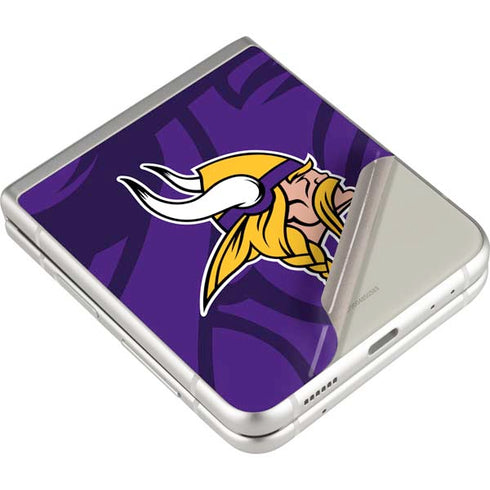 NFL Minnesota Vikings Double Vision Galaxy Z Flip3 5G Skin