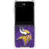NFL Minnesota Vikings Double Vision Galaxy Z Flip5 5G Clear Case