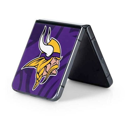 NFL Minnesota Vikings Double Vision Galaxy Z Flip5 5G Skin