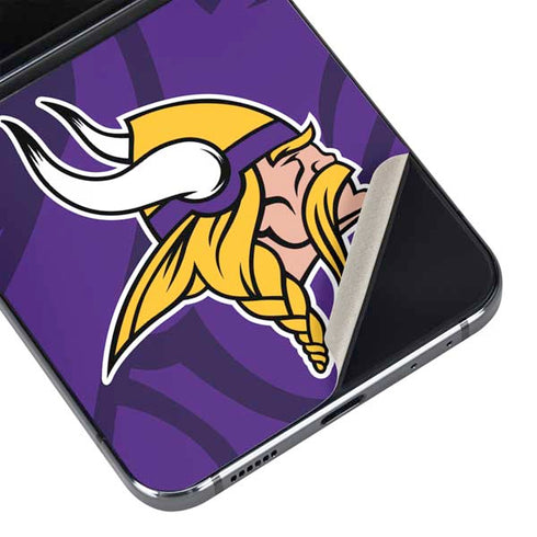 NFL Minnesota Vikings Double Vision Galaxy Z Flip5 5G Skin